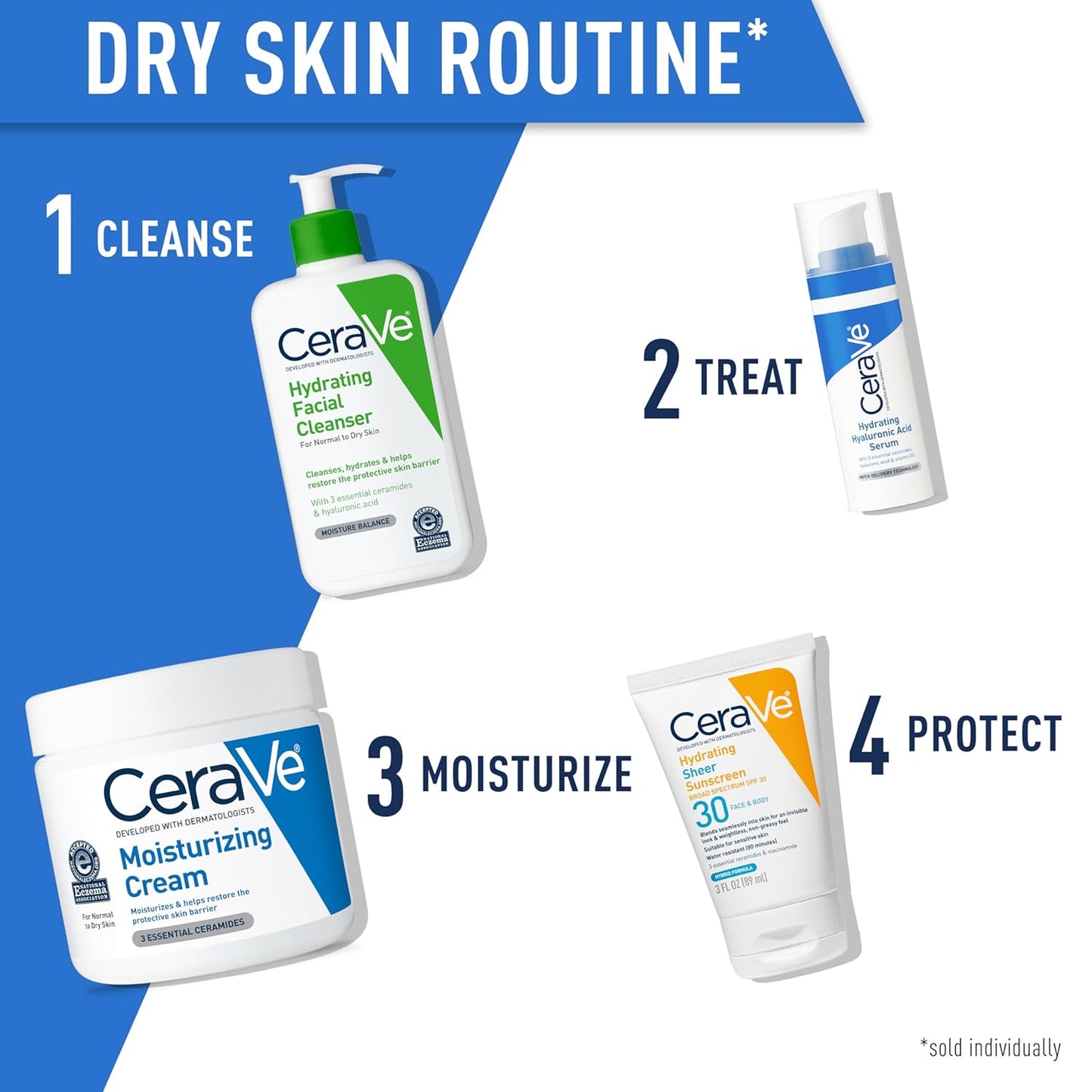CeraVe Moisturizing Cream – For Normal to Dry Skin, with 3 Essential Ceramides, 19 Ounce