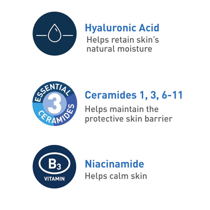 CeraVe Foaming Facial Cleanser, Daily Face Wash for Oily Skin,on-Drying Oil Control Face Wash, 16 Fluid Ounces